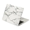 Marble Pattern Matte Rubber Coated Soft Touch Plastic Hardshell Case for MacBook Air 13 inch
