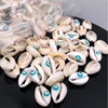 je100 New evil eye shell beads natural cowry shell bead for jewelry DIY