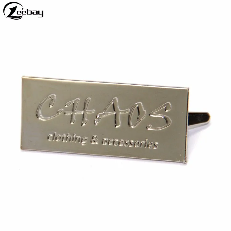 Brand Name Custom Metal Logo Plate For Handbags Clothing Buy Metal Plate,Metal Logo Plate