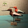Pine Log Full Relief Sculpture Seabirds Furnishing Articles Household Bird Decoration Wooden Bird Craft