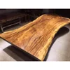 5 meters live edge walnut wood slab tables 12 seater dining table