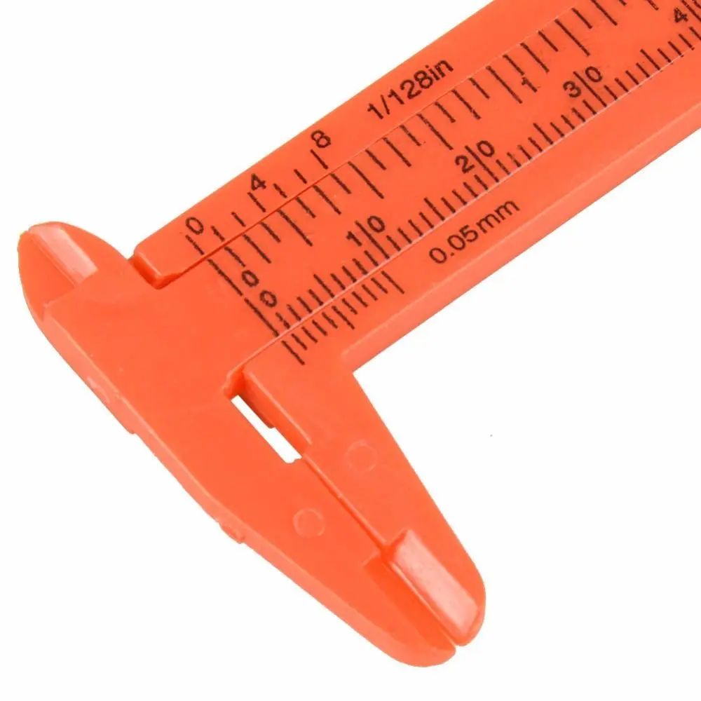 1Pcs 80mm Mini Plastic Student Sliding Vernier Caliper Gauge Measurement Tool  G