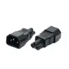 PDU Professional IEC 320 C14 to C5 adapter C5 to C14 AC Power Plug Adapter,C13 Power cables change to C5 Power cable