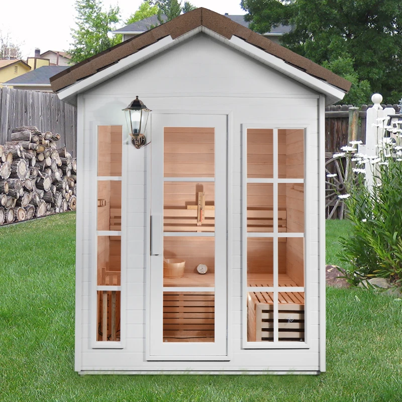 Outdoor Traditional Steam Hemlock Wooden Sauna Shower Room Buy