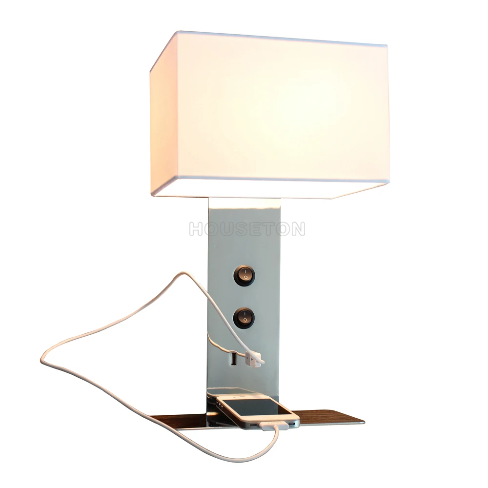Hotel Bed Head Usb Socket Rechargeable Wall Light,Usb Socket Rechargeable Wall Light ...