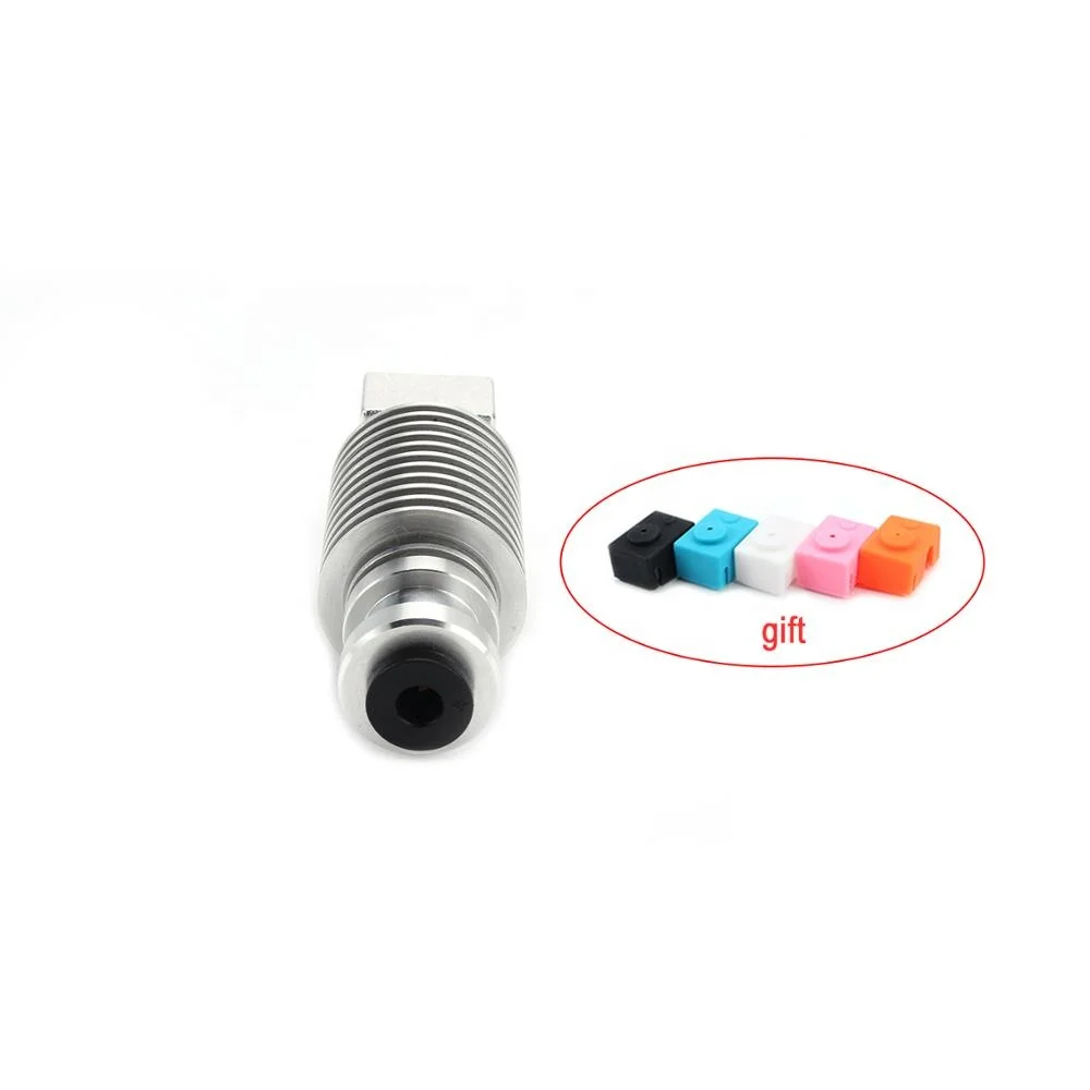 Heatsink Extruder Radiator with Collet Clip V6 Nozzle 1.75mm Filament Hotend Compatible with PT100 Prusa I3 MK3 3D Printer