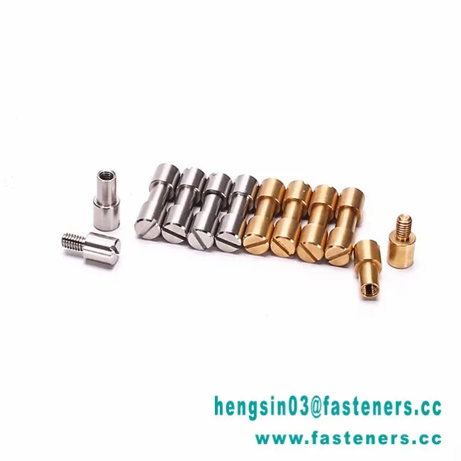 Corby Fastener Stainless Steel Lock Rivet For Knife Handle,Brass Acorn