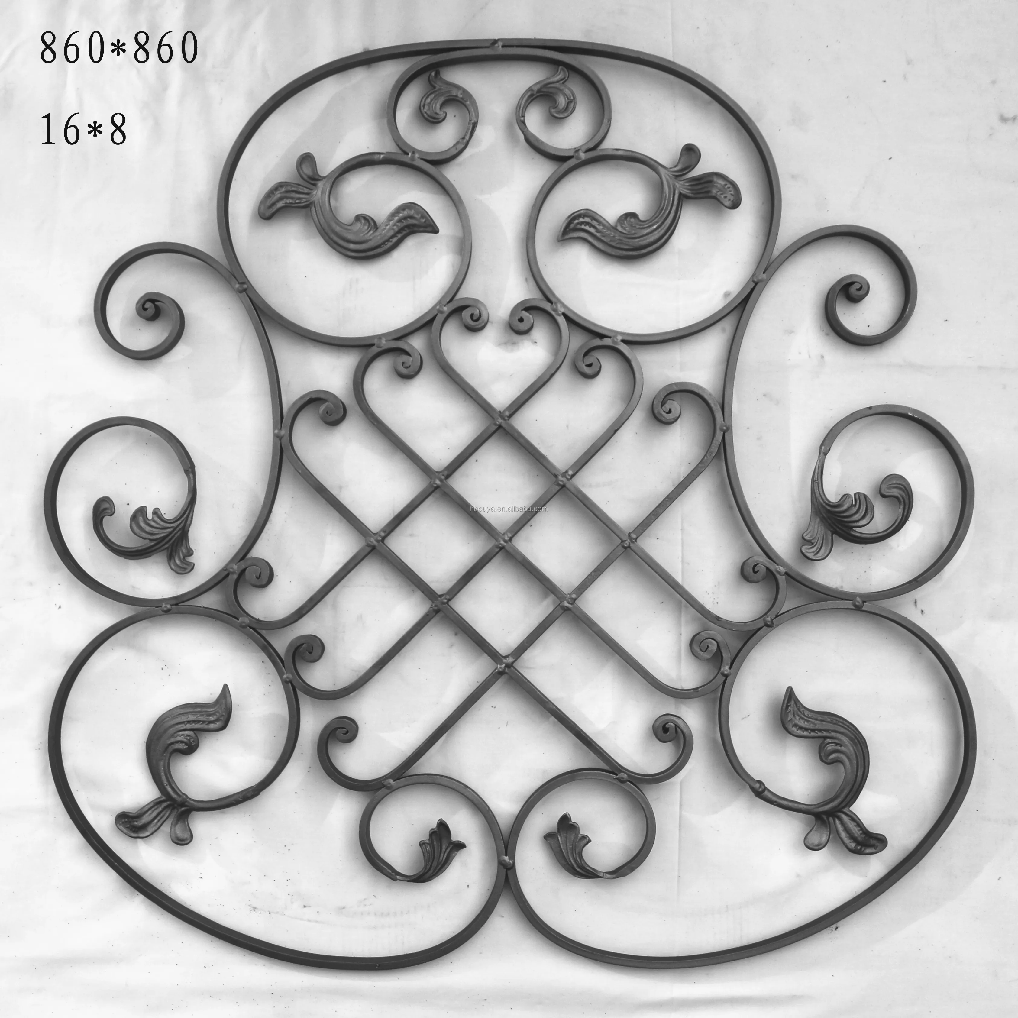 Beautiful Decorative Forged Wrought Iron Rosettes And Panels - Buy ...