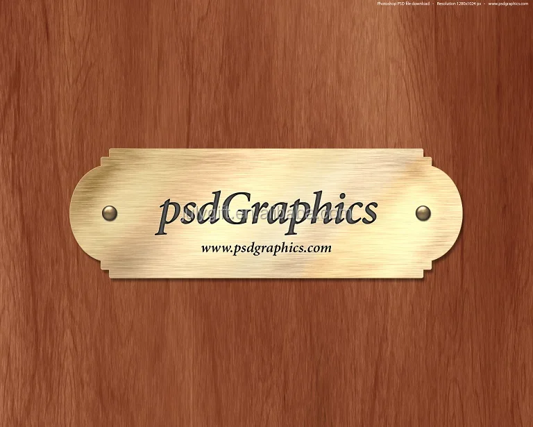 Metal Door Name Plate With Custom Size Design Buy Metal Door