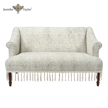 Interior Design Furniture Tel Trimed Cute Sofa Paisley Fabric Settee Product On Alibaba