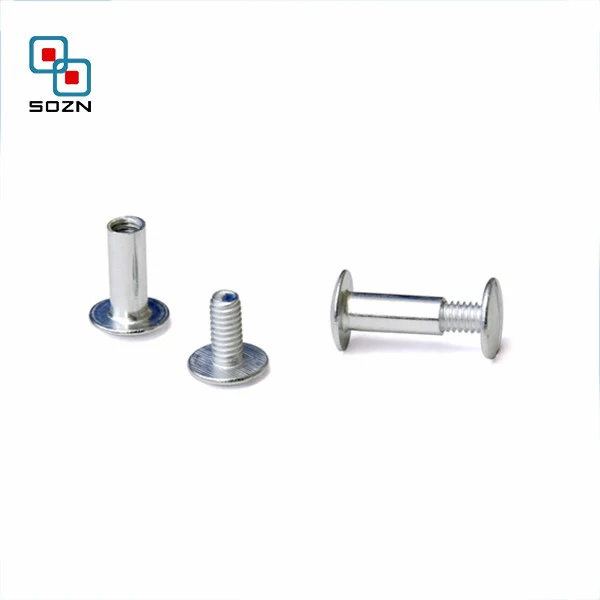 stainless steel male female book chicago screw