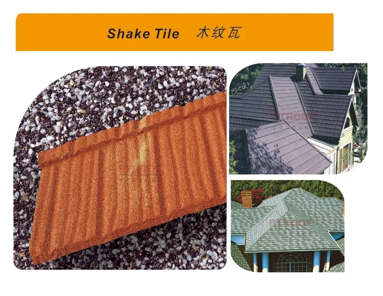 PT Roof - 100% Exported Stone Coated Metal Steel Roof Tiles