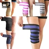 Powerlifting Elastic Bandage Leg Compression Calf Knee Support Brace Strap knee wraps Sports Safety