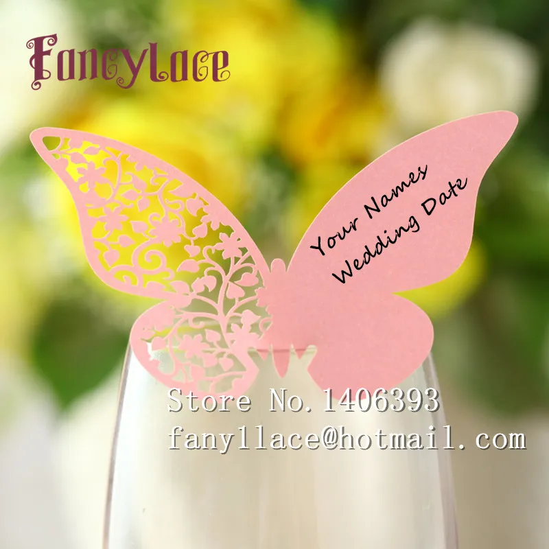 Print Place Card Promotion For Promotional On Free Shipping 100pcs Laser Cut Vine Erfly Table Mark Wine Gl Name Place Cards Wedding Party Favor Prints