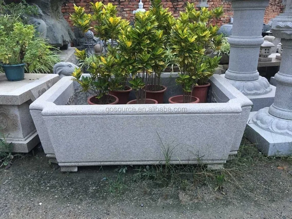 花园石头花盆