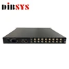 Satellite Biss descramble and free to air FTA Sate To IP digital iptv receiver and Demodulation with 8 dvb-s2 RF in, 16 Multiple