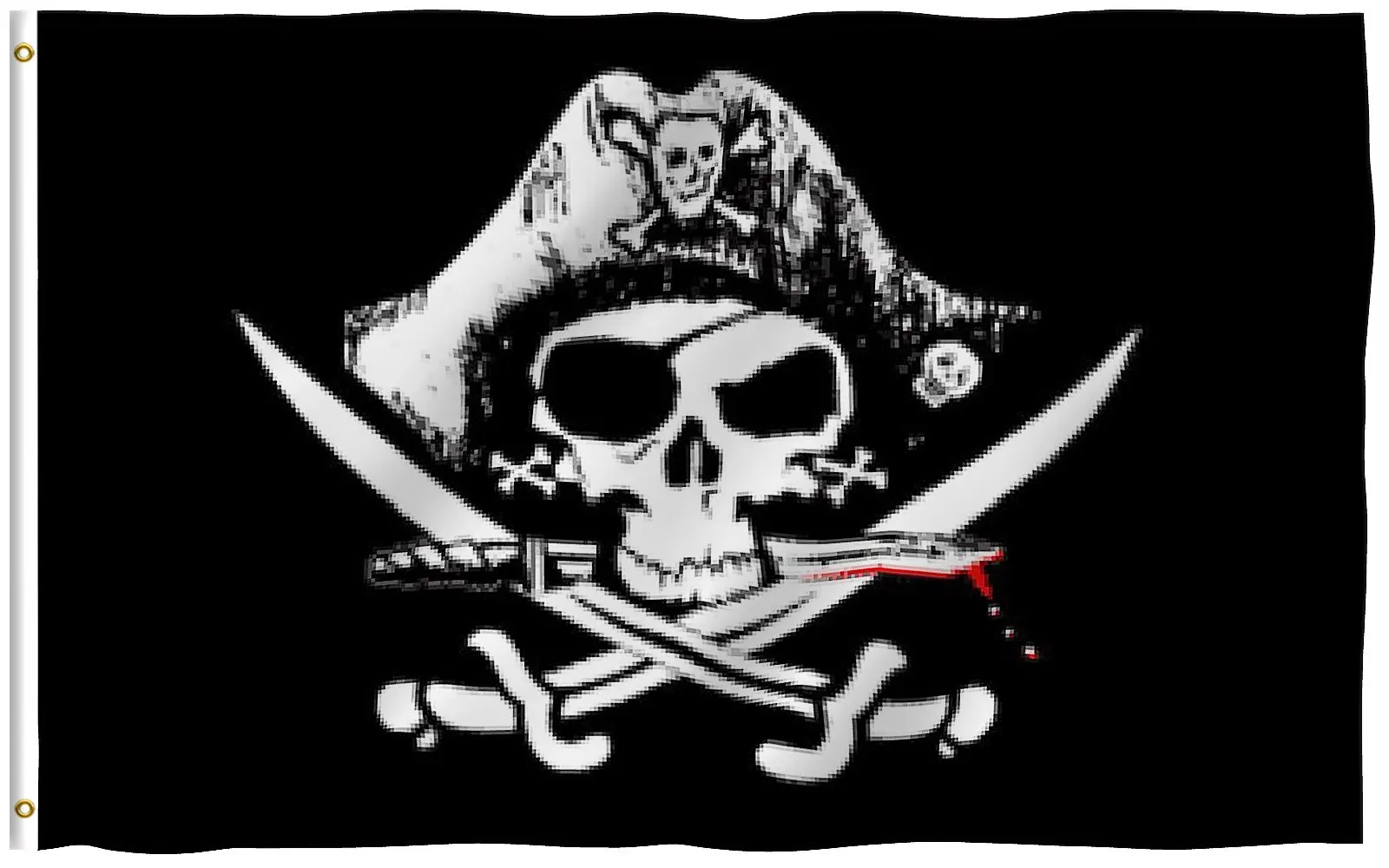 Настоящий пиратский флаг