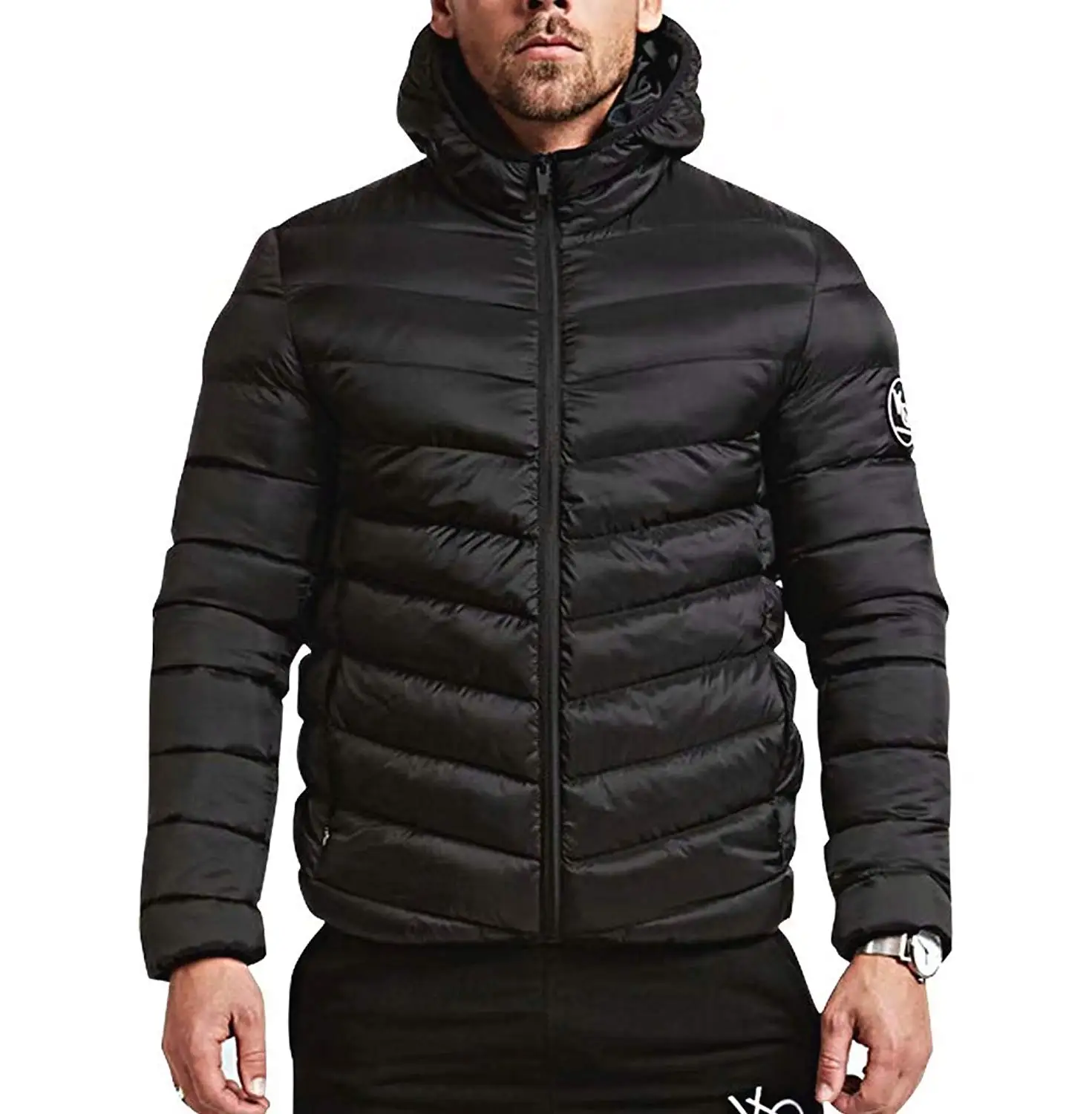 Buy SUSIELADY Mens Packable Down Jacket Winter Warm Cotton Puffer Coat ...