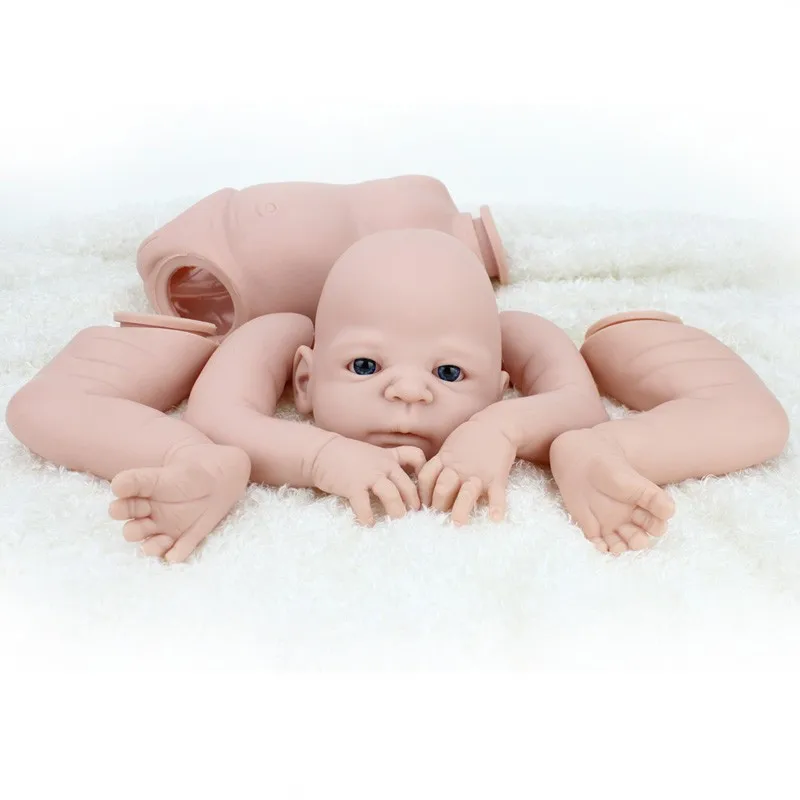 Silicone Reborn Baby Dolls Mold Full Body Vinyl Girl Doll Kits Victoria