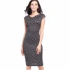 20734 Wholesale Quality Trade Assurance Big Size Middle Knee Length Pencil Dress Plus Size