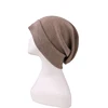 Unisex Autumn Winter Pure Color Fine Wool Knitted Baggy Hat