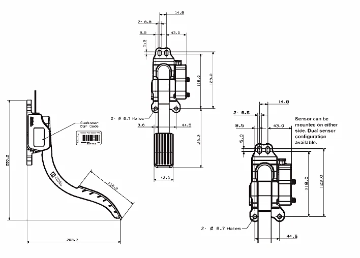 Universal Foot Throttle Accelerator Pedal Assembly - Buy Pedal Assembly ...