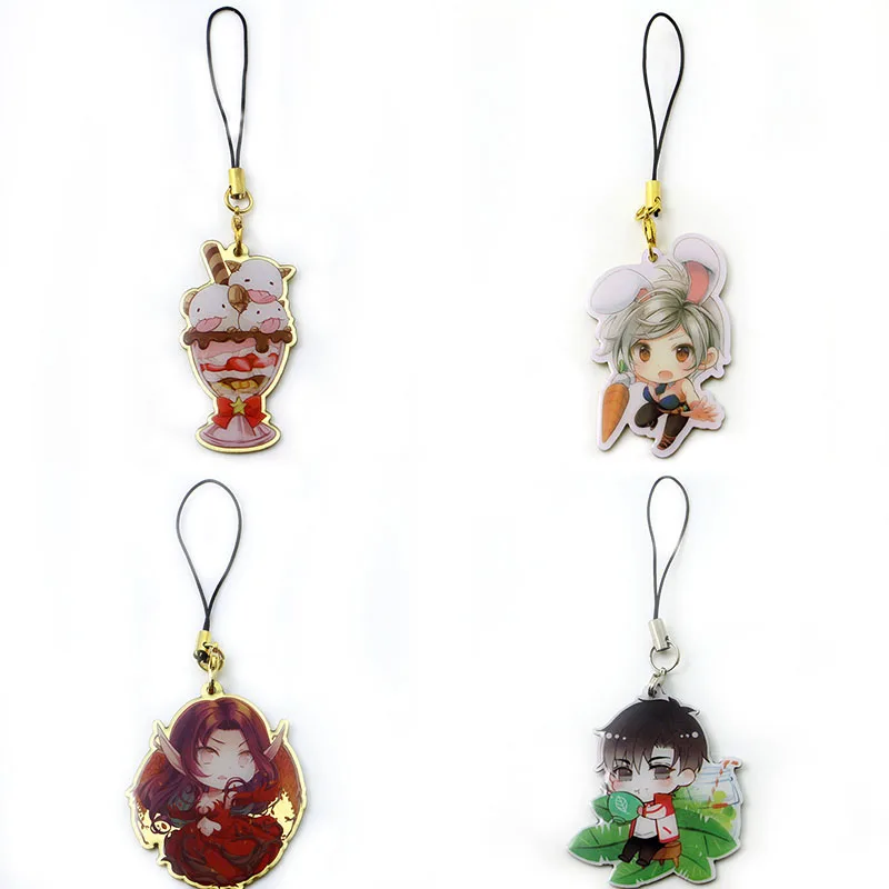 High Quality Japan Anime Keychain/custom Anime Keychain/ Rubber Cartoon