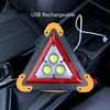Outdoor Camping Lights Car Emergency tools Reflective Warning Triangle LED Flashing Traffic Sign