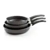 Houseware Energy Saving Marble Coating Sauce Pan Fast Cooking