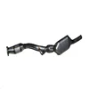 auto good quality high performance exhaust system parts Ceramic Catalytic Converter with flanges for Audi A6 2.8