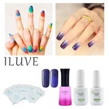 iLuve Nail Gel Polish Temperature Change Nail Polish Color UV LED Gel 12ml peel off gel