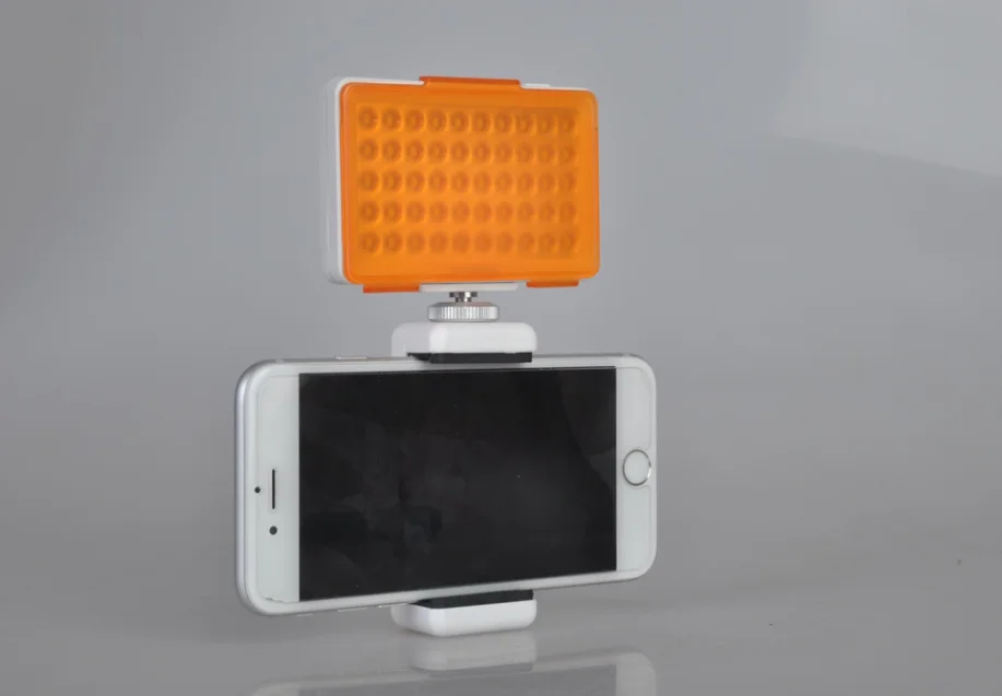 Mini thin colorful multifunctional camera filter glass 50 led lights for smartphone tablet digital camera