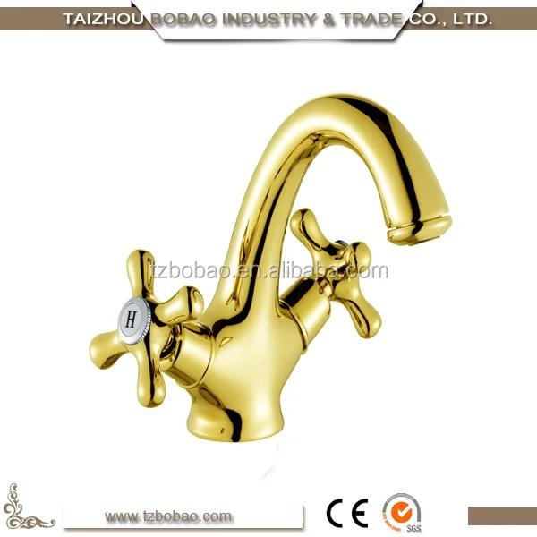 9201G double handles gold faucet