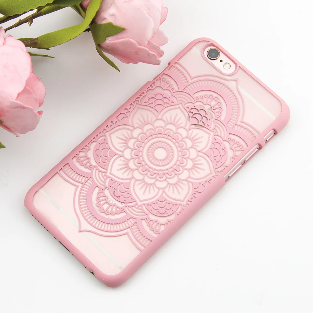 Black Hard Back Plastic Cell Phone Cover For Iphone 6 6s 7/8 Plus X Xs