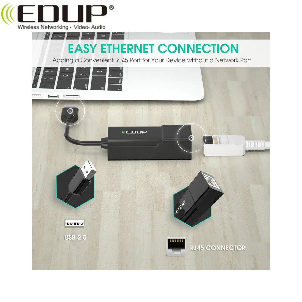 EDUP EP9628 10/100Mbps usb adapter with AX88772 chipset