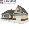 Providing 2 floor prefab house plan and house