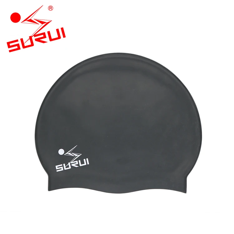 Wholesale Water Sports Waterproof Printed Personalized Silicone Swim Cap
