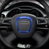 Car Auto Steering Wheel Decorative Ring Cover Trim Sticker Decoration for Audi
