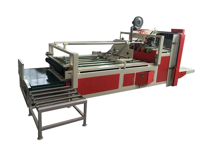Semiauto semiautomatic standard Crash Lock Bottom corrugated carton box folder gluer with ce 