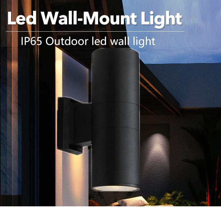 RGBW color led wall light outdoor IP65 led wall light