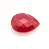 Wholesale double sided checkerboard synthetic gemstone ruby 5#
