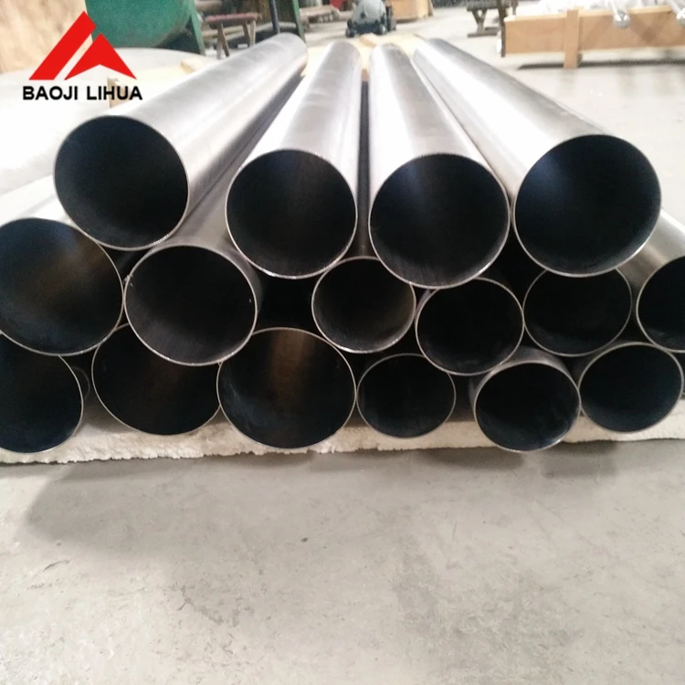 Hot sale 50mm thickness 1mm Titanium tube seamless titanium exhaust pipe price