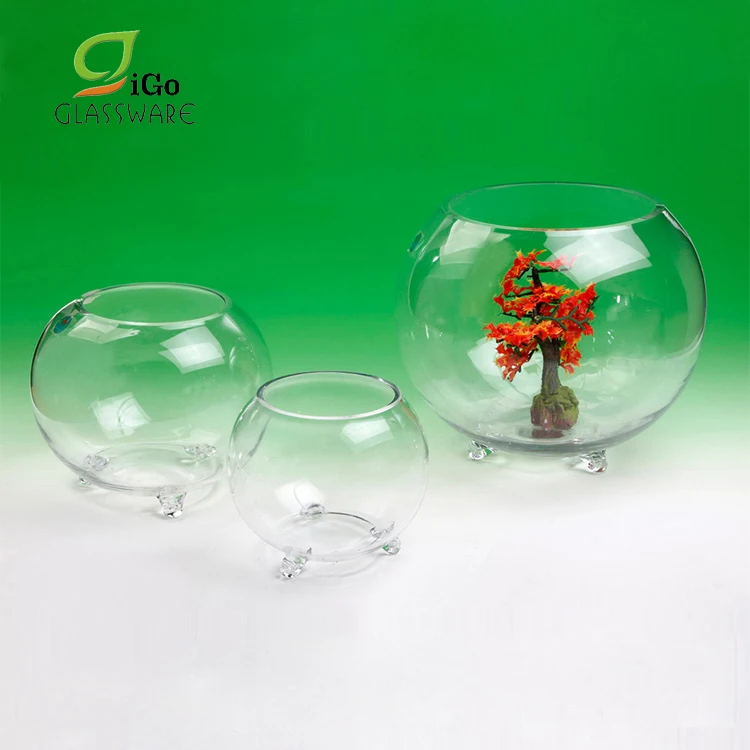 13gal Round Large Glass Fish Bowl Aquarium For Home Decor Buy Round