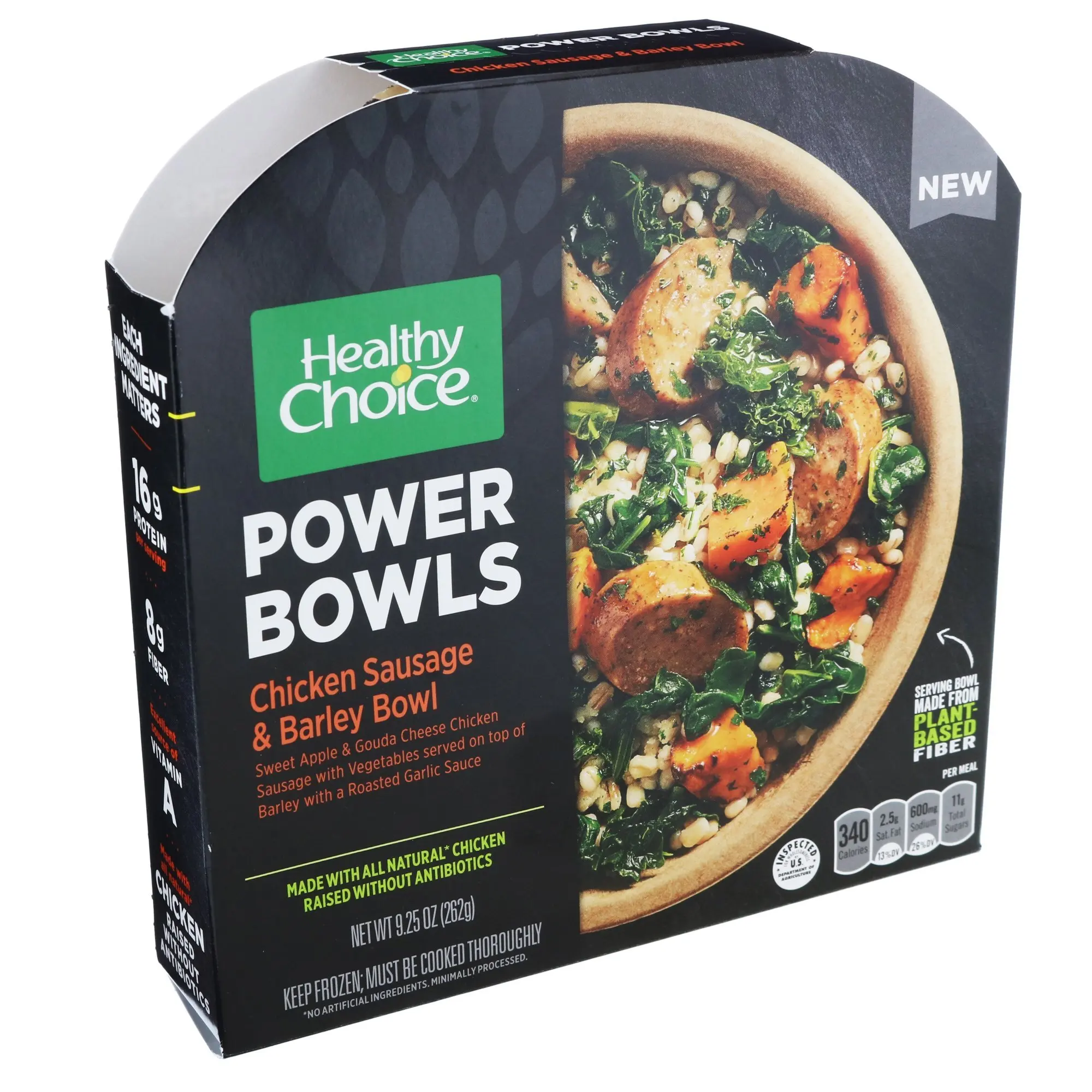 Healthy Choice Chicken Sausage And Barley Power Bowl, 9.25 oz (Pack of 9)