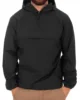 custom black wholesale half zippolyeter nylon pullover plain printed men windbreaker jacket