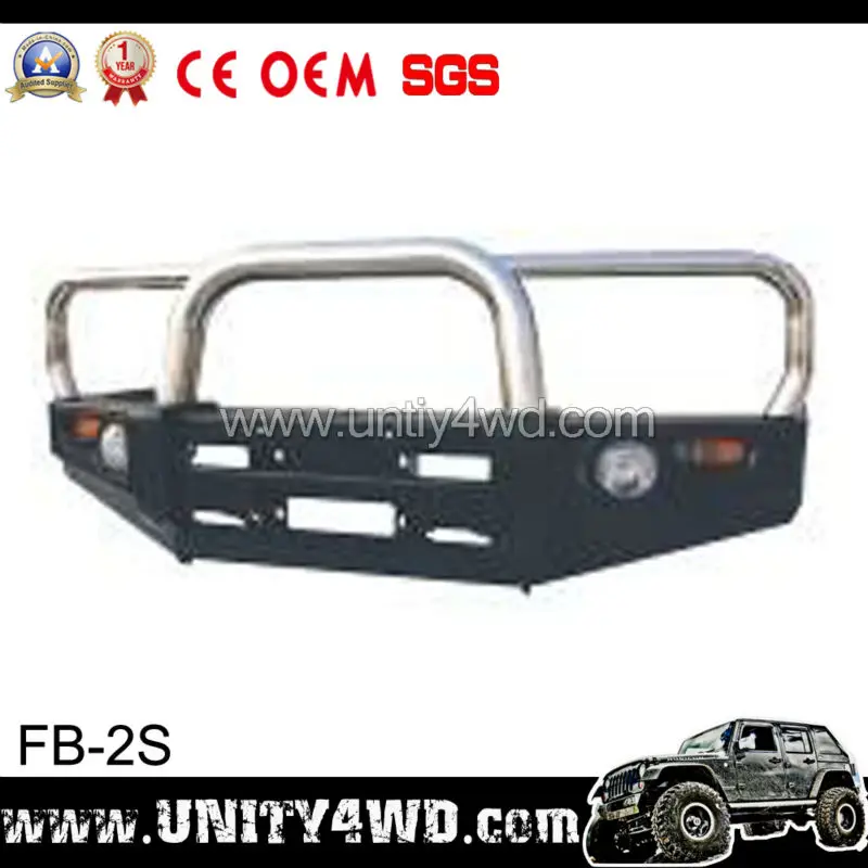 Auto Body Parts Wholesale Body Kit Rolled Steel Front Bumper For Pajero