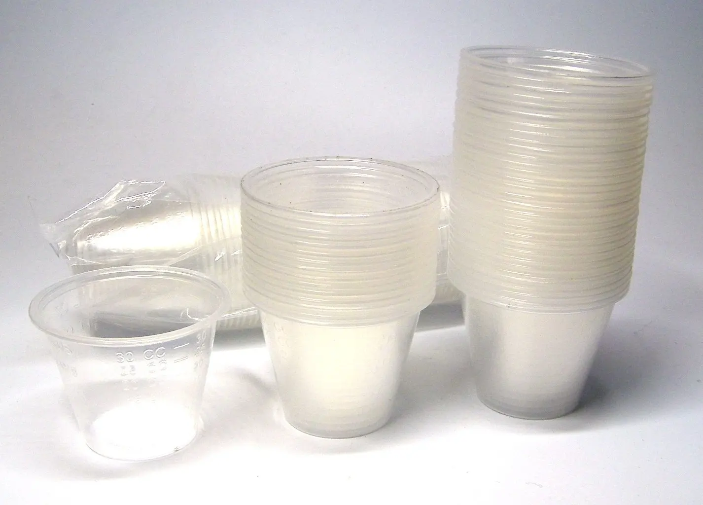 NSI 100 Epoxy Resin Mixing Cups 30ml (1 Oz) Graduated Plastic