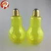 2019 new PET plastic light bulb bottle with screw cap newly designed 200ml plastic lamp bottle low price