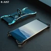 R JUST For Samsung Note 8 Case Cover Luxury Hard Metal Aluminum Shockproof Armor With Ring Holder Phone Case Protective Cover