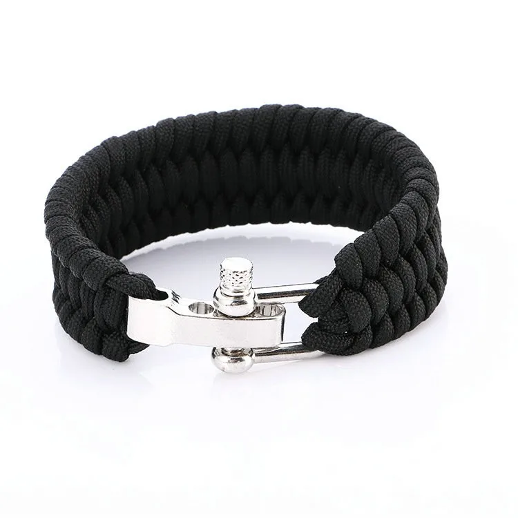 Adjustable Umbrella Rope Bracelet Outdoor Emergency Survival Climbing